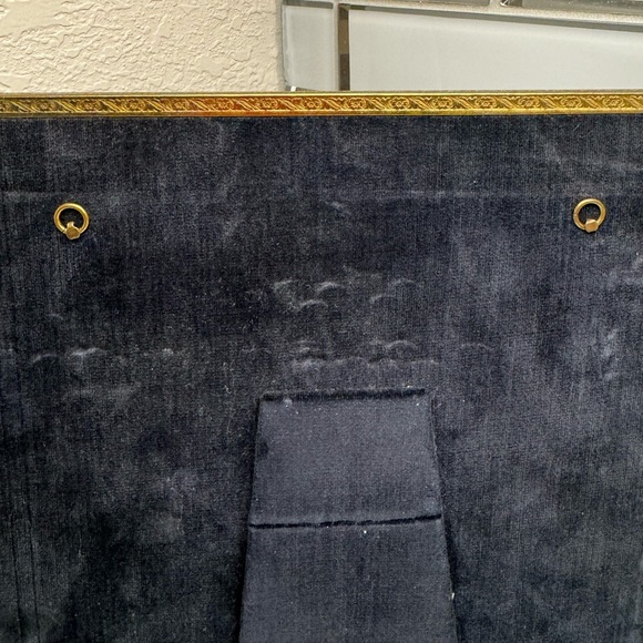 Vintage Picture Photo Frame Gold Tone Woman Girl 1940s Pin Curls - Picture 5 of 9